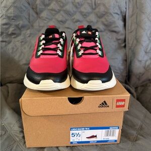 adidas Kids Sneakers - Vibrant Red with Black and White
